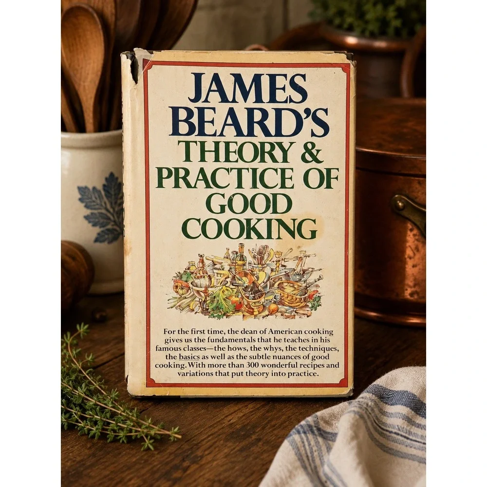 Vintage 1977 James Beard Theory & Practice of Good Cooking Hardcover Cookbook - Picture 1 of 11